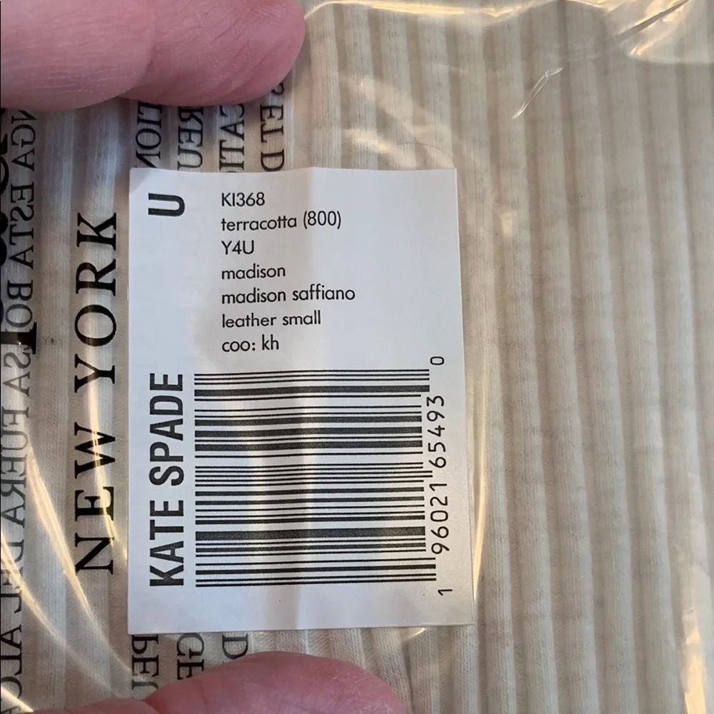 NWT - Kate Spade Madison Small Slim Card Holder in Terracotta Tile - Picture 15 of 16